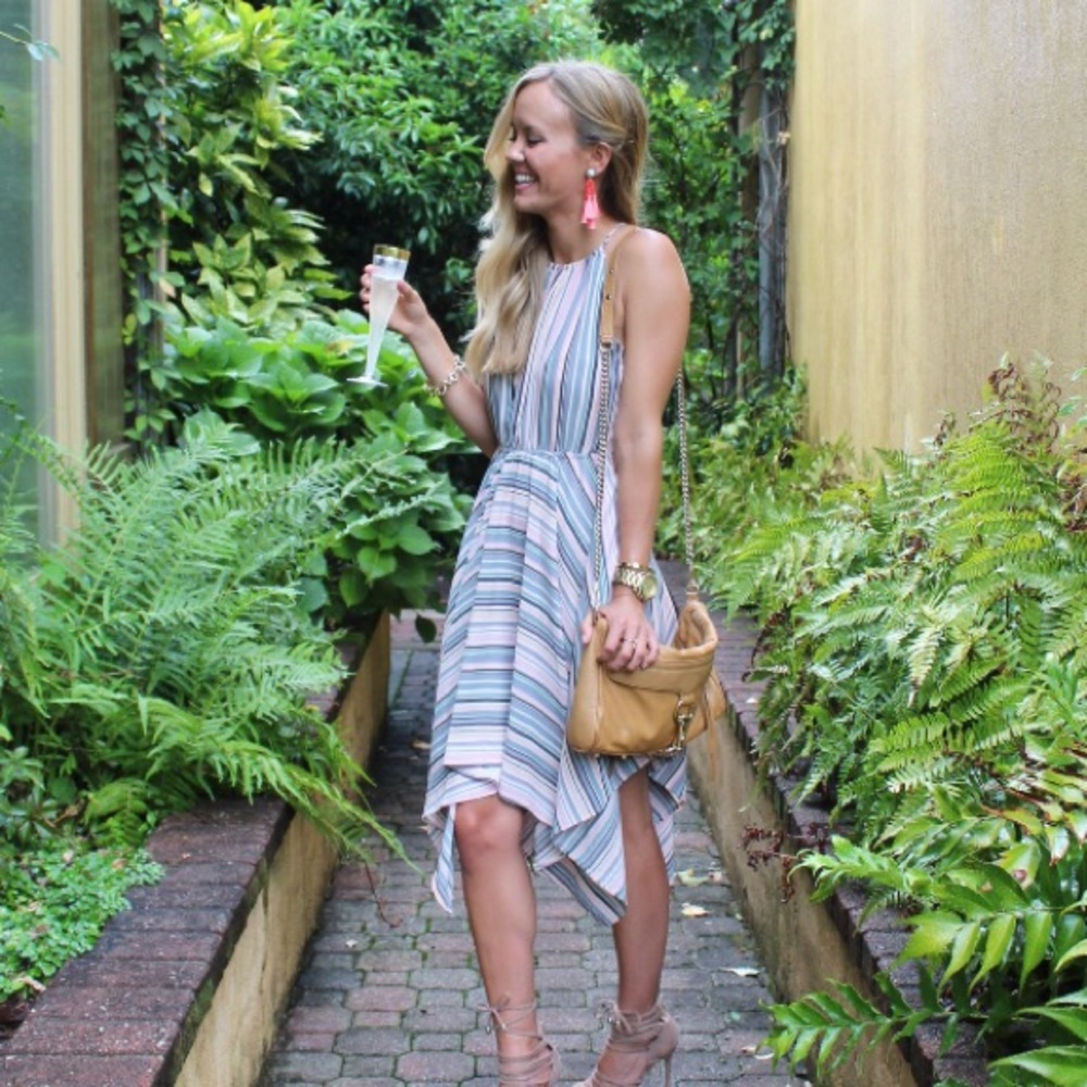 Pastel stripe dress